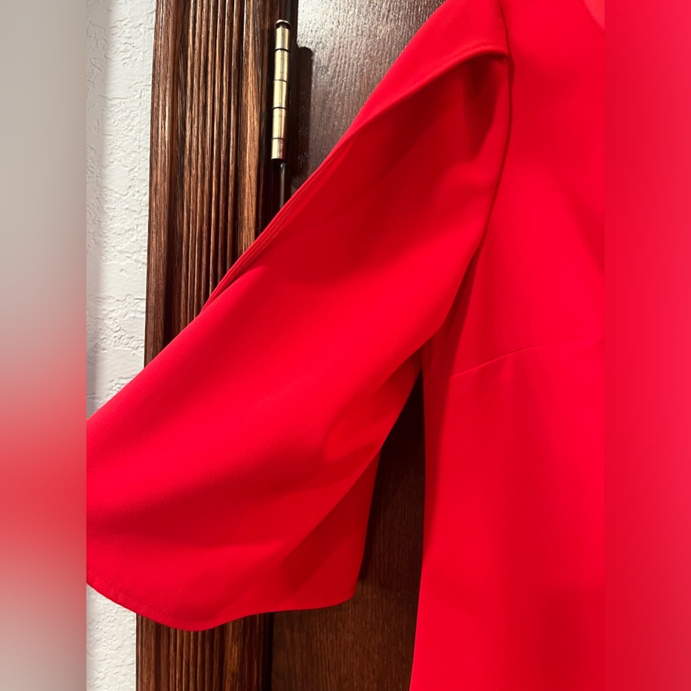 Trina Turk Red Clairette Shift Dress Size S - Picture 7 of 10
